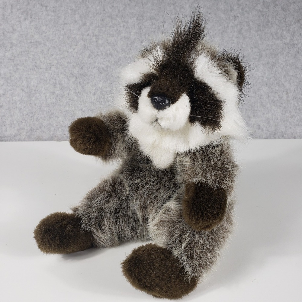 Vtg 1991 La-Z-Boy Raccoon Plush 7" Promotional Toy 90s Advertising Mascot EUC